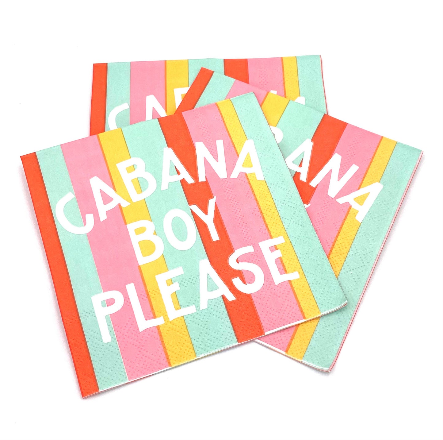 Funny Cocktail Napkins | Cabana Boy Please - 20ct