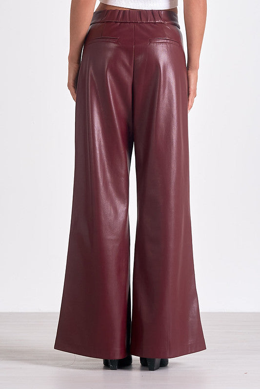 Badia Faux Leather Pant