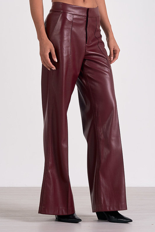 Badia Faux Leather Pant