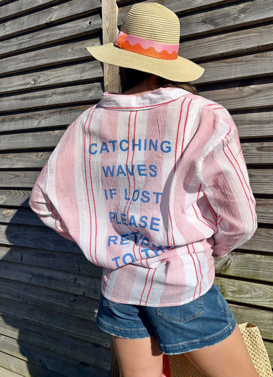 Sailor Striped Cotton Button Down