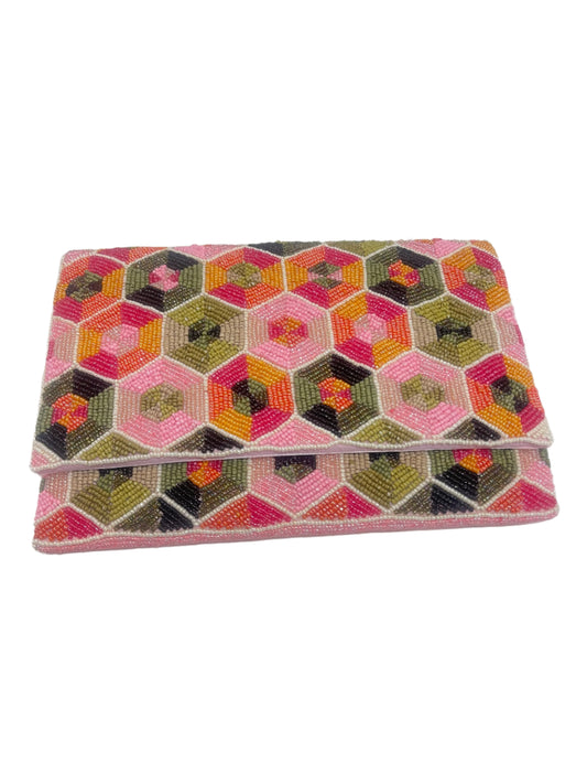 Limited Edition Octagon Beaded Clutch