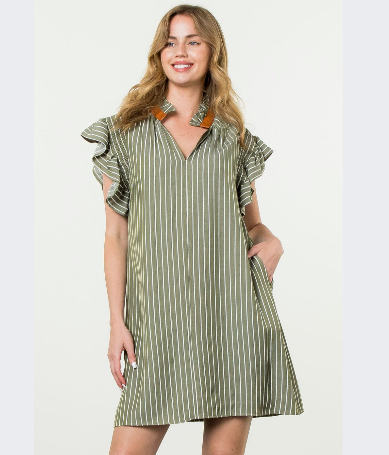 Striped Pine Dress