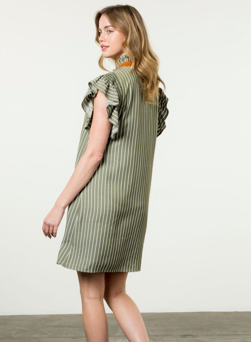 Striped Pine Dress