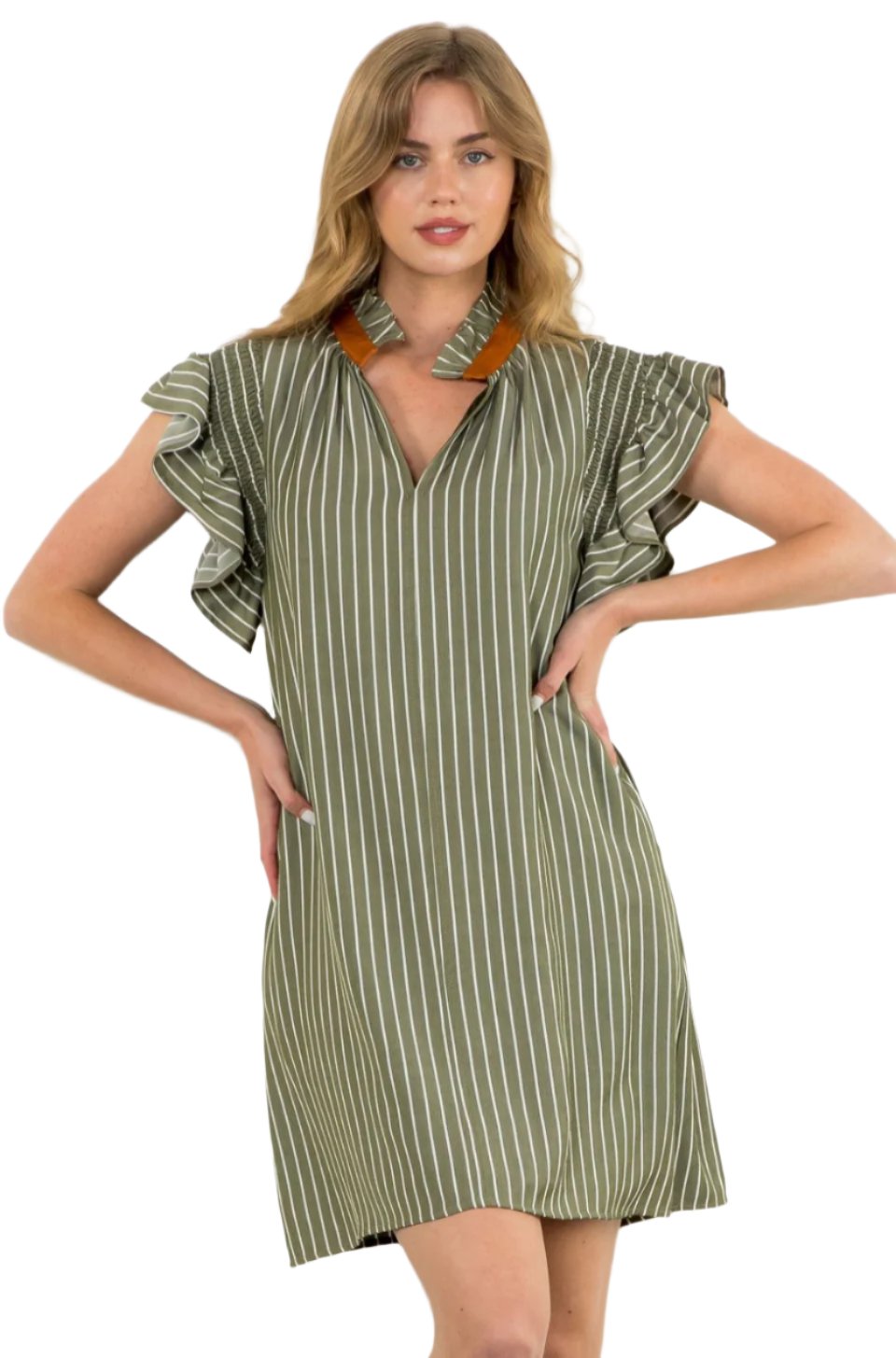 Striped Pine Dress