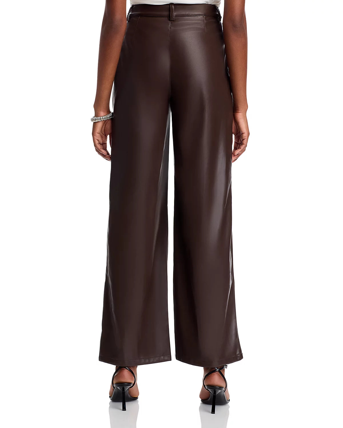 Adler Chocolate Faux Leather Pant