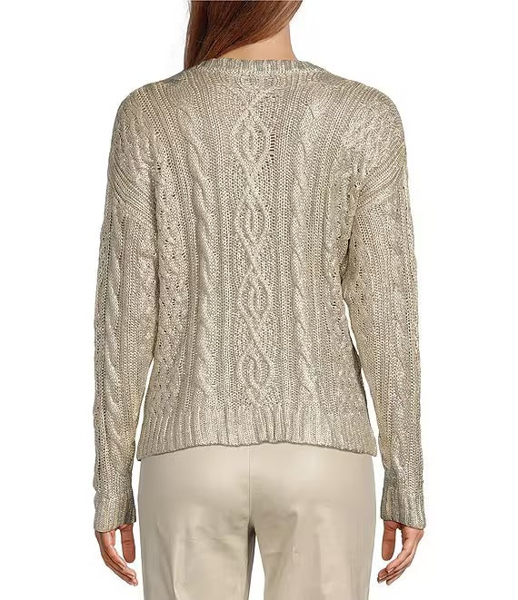 Weylan Silver Foiled Sweater