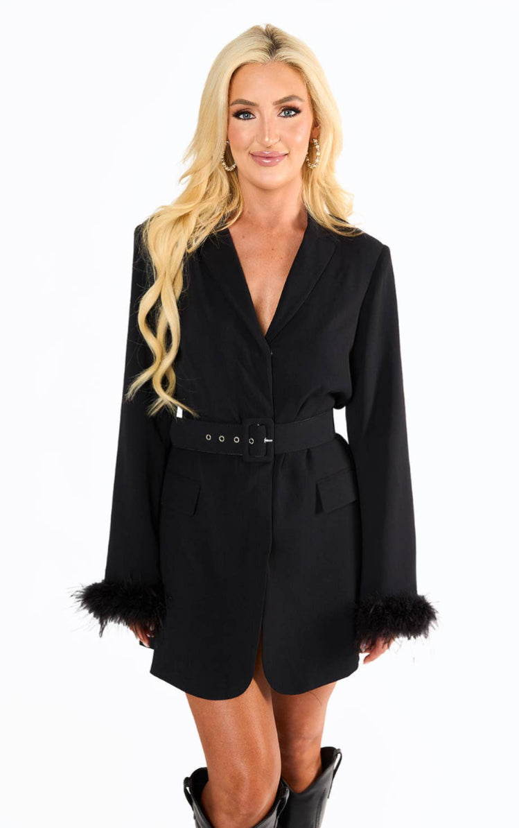 Harriet Noir Blazer Dress