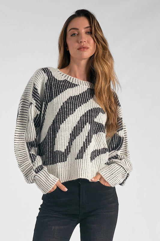 Madi Zebra Sweater