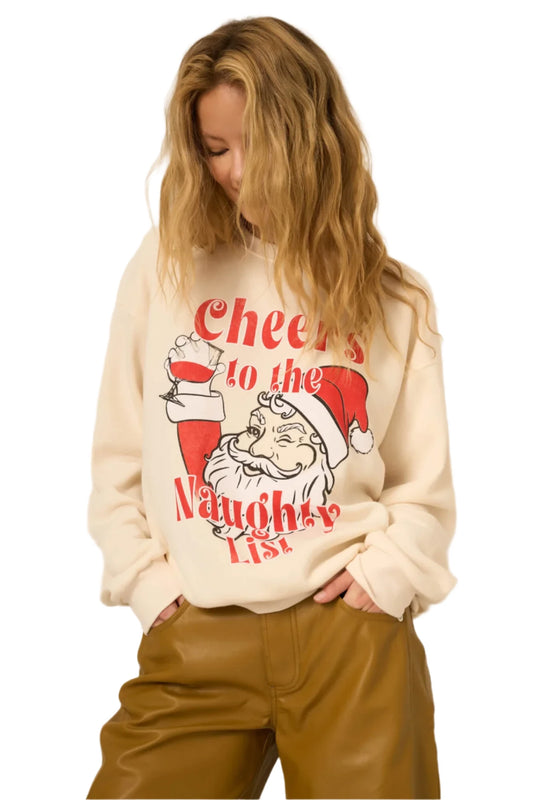 Cheers To The Naughty List Sweatshirt