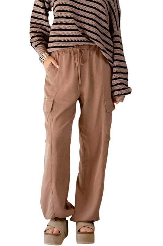 Drawstring Cargo Pants