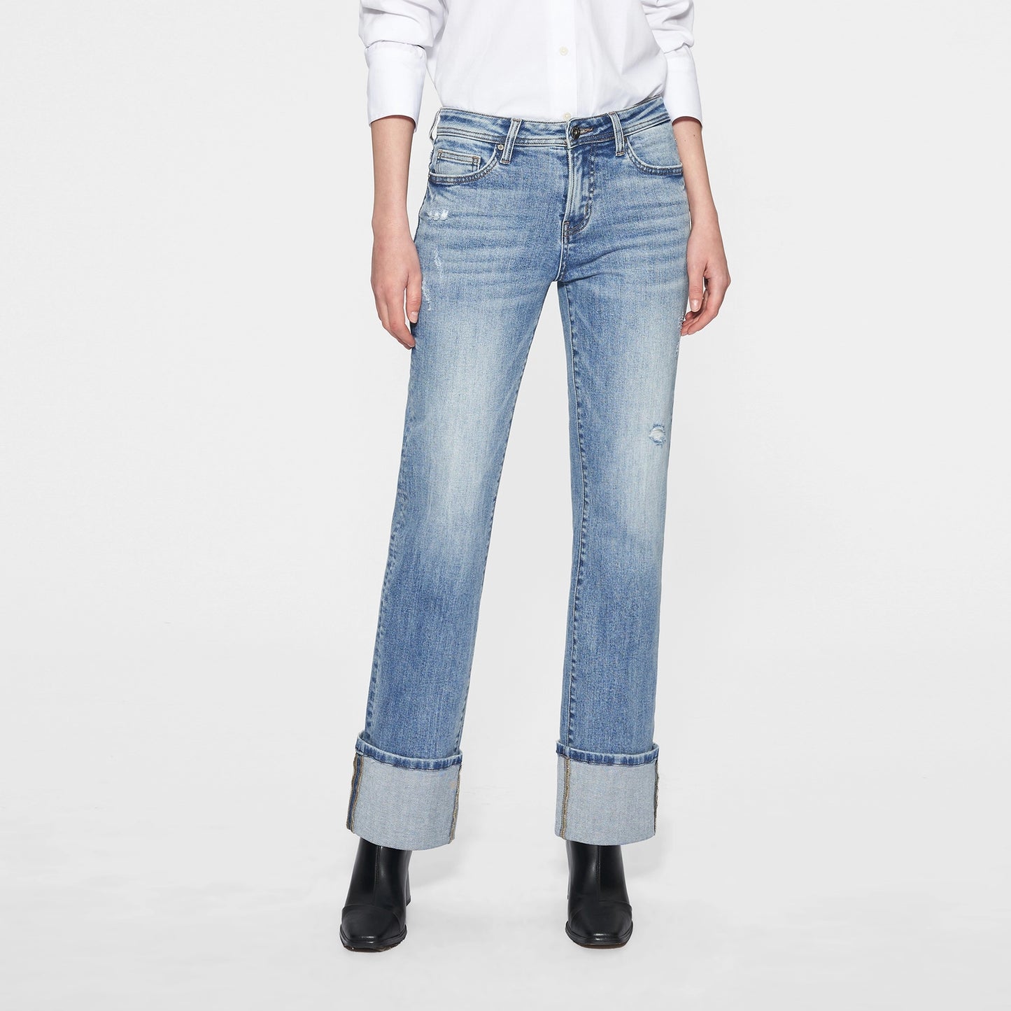 Flora Cuffed Denim