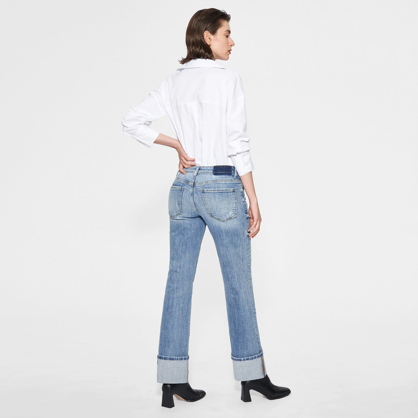 Flora Cuffed Denim