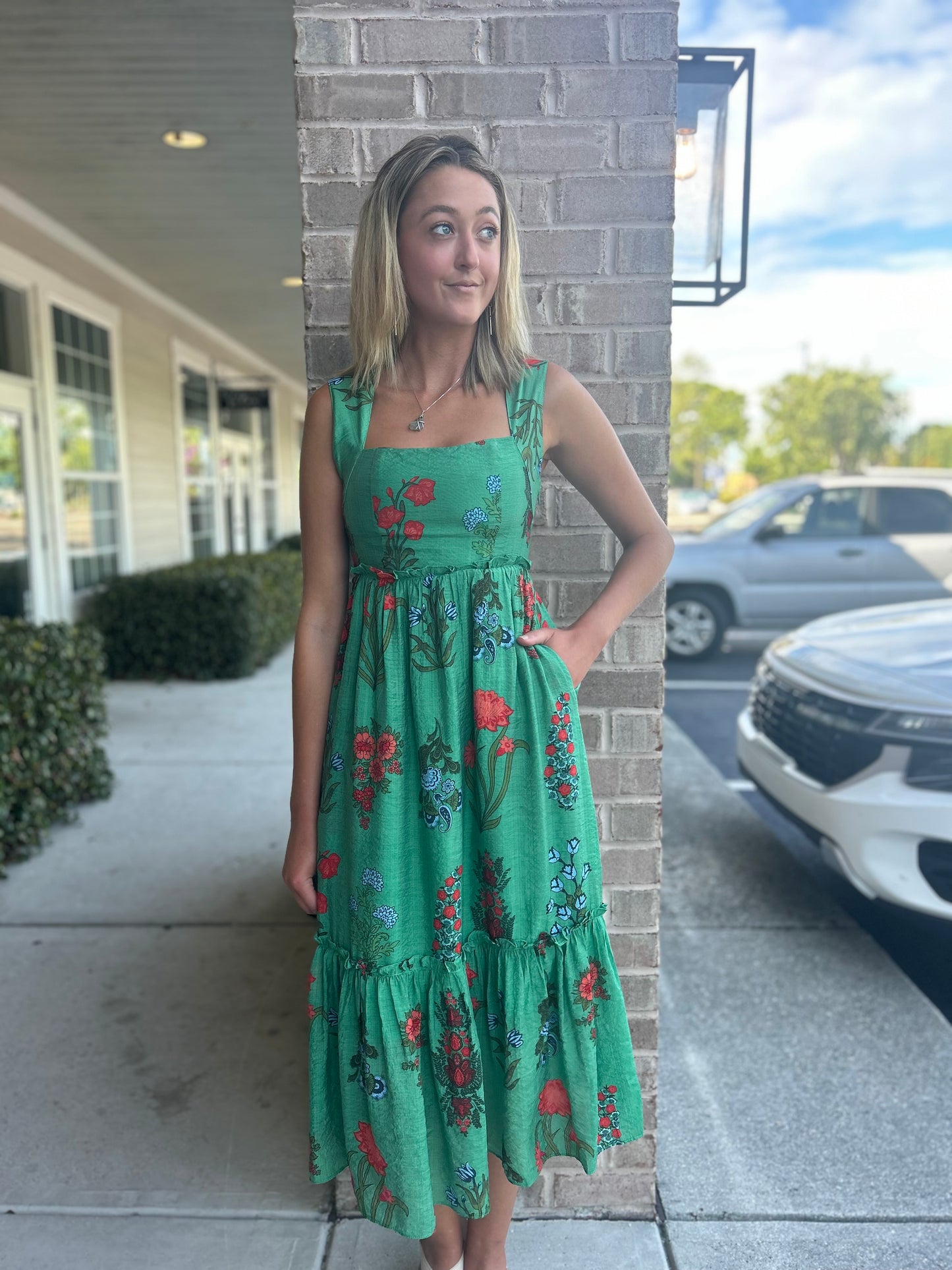 Green Garden Dress