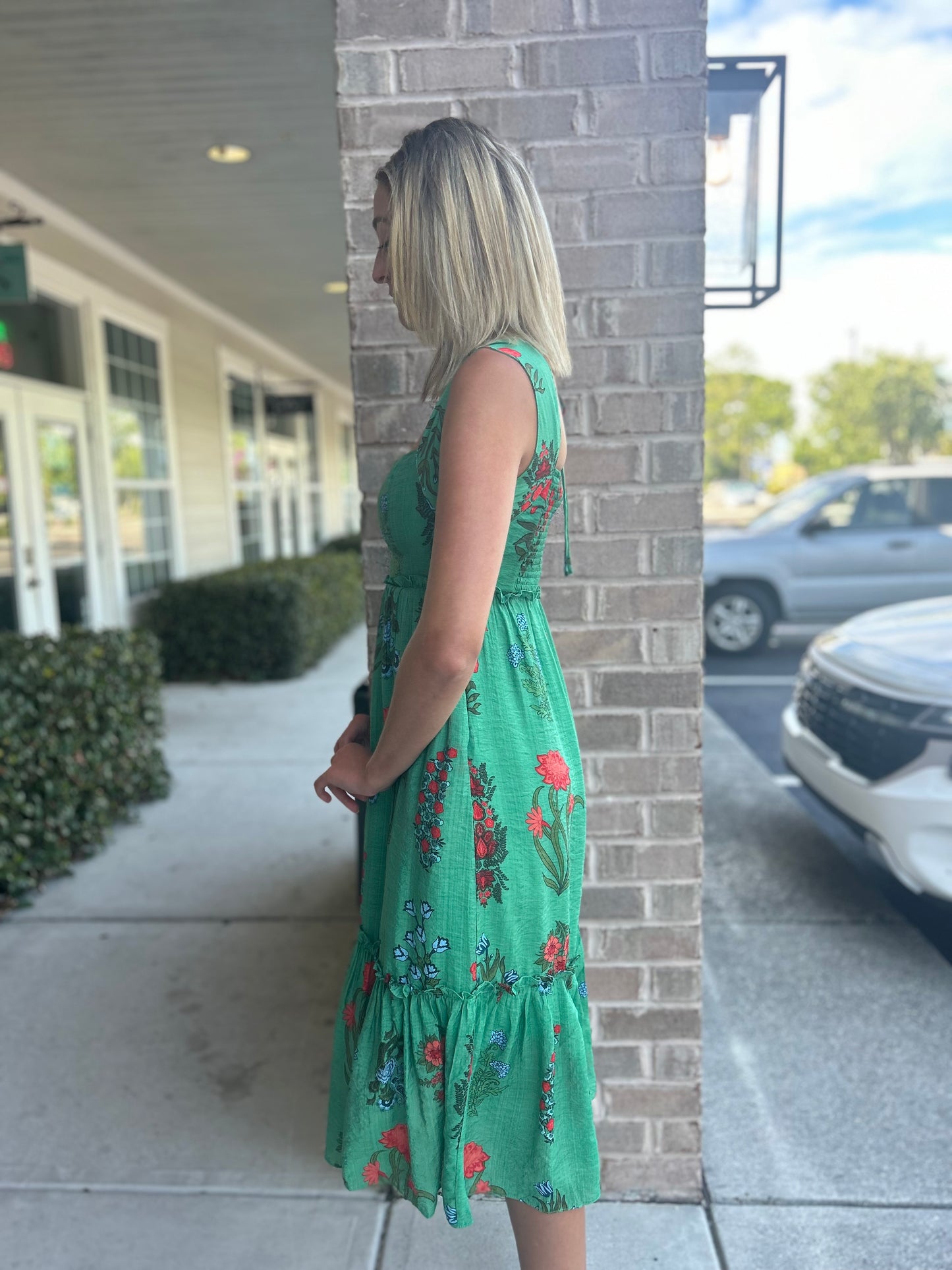 Green Garden Dress