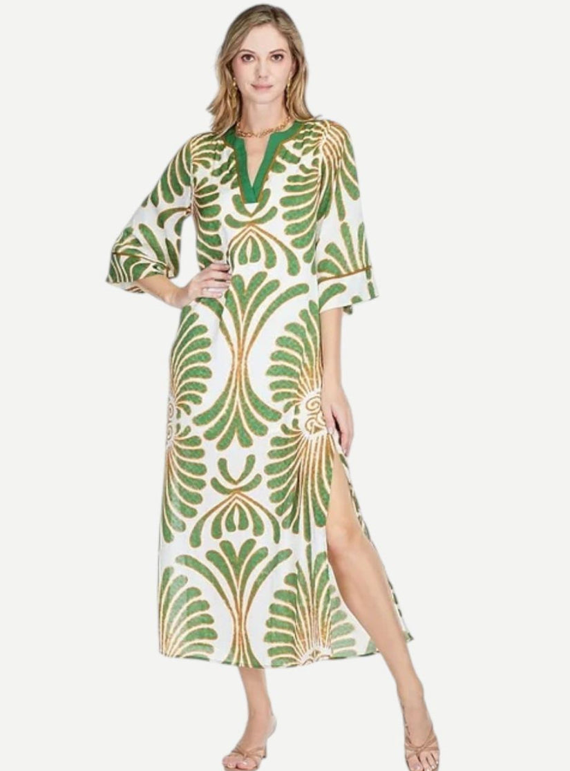 Palm Trimmed Maxi