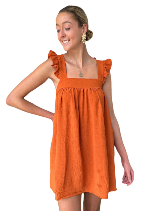 Mimi Dress - Rust