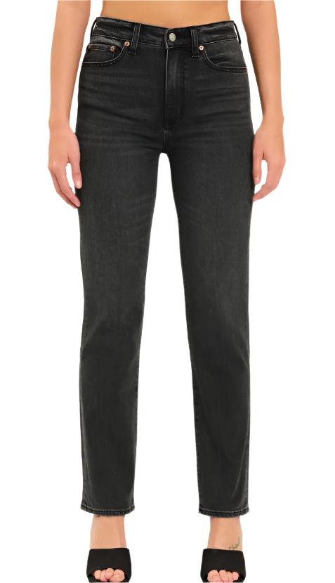 DAZE SMARTY PANTS HIGH RISE SLIM STRAIGHT