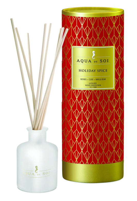 Aqua De SOi LE Holiday Spice 7oz Holiday Reed Diffuser