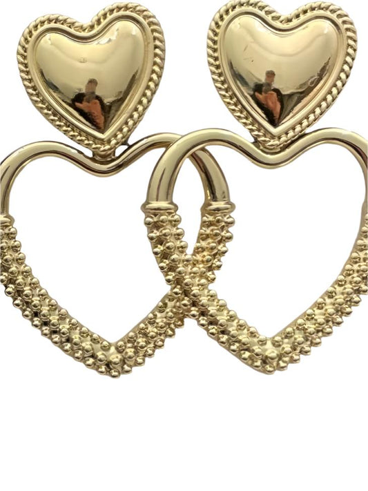 CLIP-ON BIG Love Earring