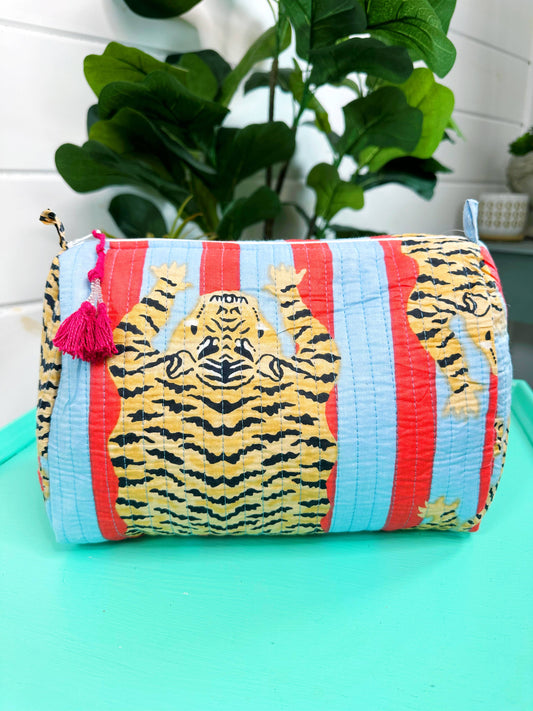 Cosmetics Bag- Tiger