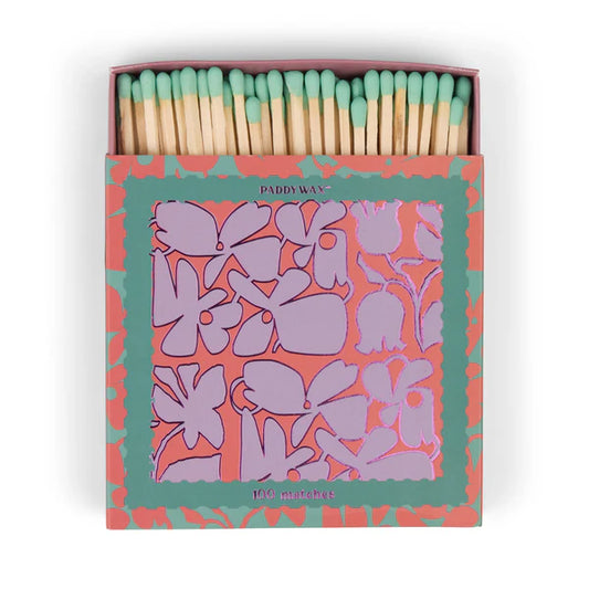 Abstract Floral Jumbo Matches